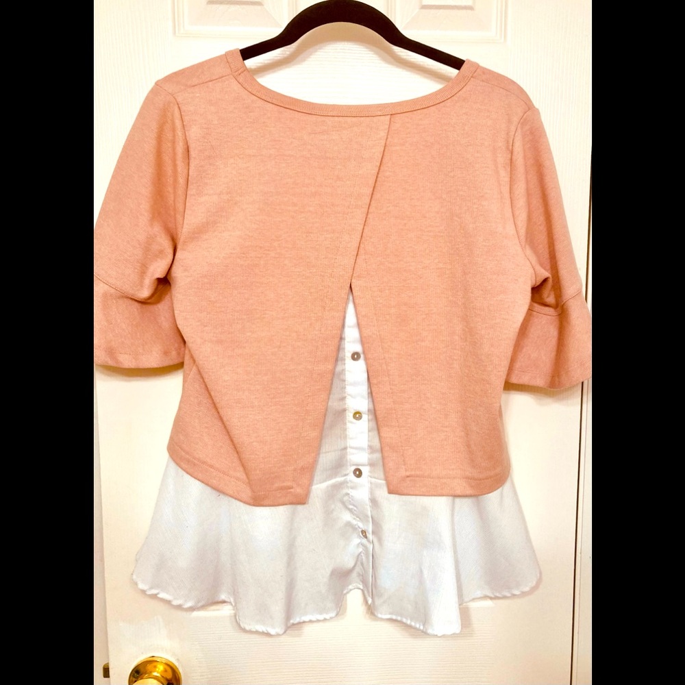 Jane & Delancey flowy top size small